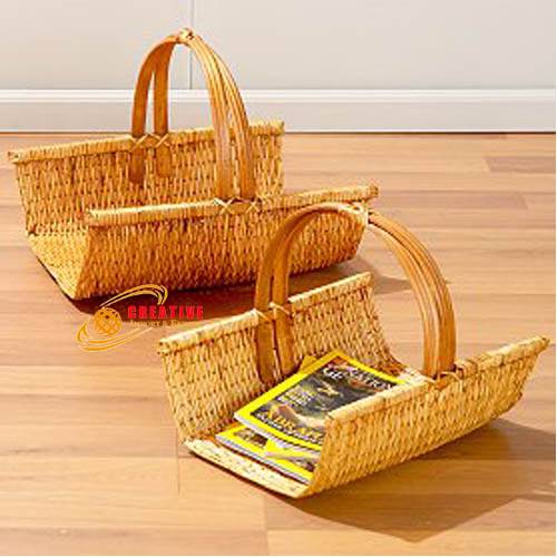 Willow handled basket