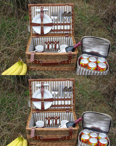Willow Picnic basket For 2 Persons Use